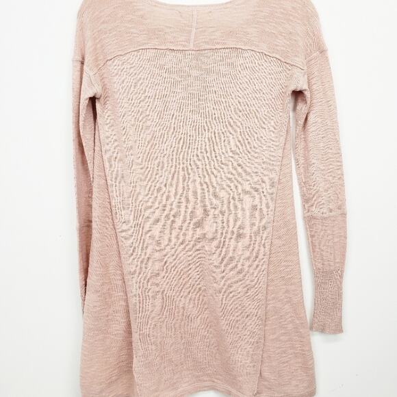 𝅺IF‎ It Were Me Dusty Pink Ovetsized Tunic Light Knit Sweater Size XS - Picture 4 of 11